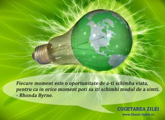 Cugetarea Zilei -Fiecare Moment este o Oportunitate CUGETAREA ZILEI-20-09-2017