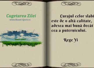 Cugetarea zilei – 20 februarie