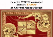 Comanzi un COVOR si primesti cadou un covor rotund!
